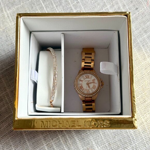 Michael Kors Camille Watch Set - Picture 1 of 3